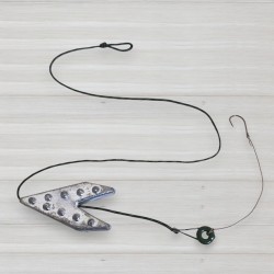 Макушатник оснащений Ластівчин хвіст Sadey, 1 гачок, 130г